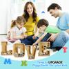 AORCMITN Extra Large Wooden Letter Coin Piggy Bank for Boys Girls Kids Toddler Alphabet S Money Bank (Initial-S-12) view 3