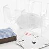 ibasenice Rotating Playing Card Holder Tray for Decks Non- Poker Stand Design for Home Office and Game Stylish Card Storage view 2