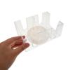 ibasenice Rotating Playing Card Holder Tray for Decks Non- Poker Stand Design for Home Office and Game Stylish Card Storage view 4