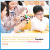 267 Pcs Organic Chemistry Molecular Model Set, Molecular Organic Inorganic Structure Kit Atom Link Model Set for Student Teacher with 116 Atom & 150 Links view 3