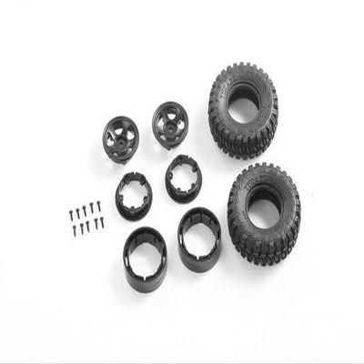 FMS FCX18 RC Cars RC Crawler RC Trucks Parts :Wheel Set for FCX18 Rc car Parts 1/18 Toyota Cruiser LC80 (50HA)
