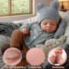 ADFO Lifelike Reborn Baby Dolls Silicone Full Body Boy - 17-Inch Soft Body Realistic-Newborn Full Body Vinyl Real Life Baby Dolls with Toy Accessories for Kids Age 3 4 5 6 7 + view 4