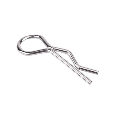 Body Clip Pin, 50 Pieces R Type Pin RC Clip Pin, R Clip Pin RC Body Clip Pin for 1/10 Scale Remote Control Car Shell 1/16 Scale Control Car Shell