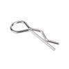 Body Clip Pin, 50 Pieces R Type Pin RC Clip Pin, R Clip Pin RC Body Clip Pin for 1/10 Scale Remote Control Car Shell 1/16 Scale Control Car Shell view 1