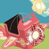BESTOYARD Wearable Cardboard Airplane Toys Kids Cardboard Airplane Costume Wearable Aircraft Plane Toy Toddler Airplane Costume Cardboard Making Toy for Playtime Pink view 4