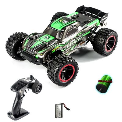 GoolRC 2105A Brushless RC Cars, 1:14 Scale Remote Control Car, 4WD 75KM/H High Speed RC Truck, All Terrains Off-Road Monster Trucks, 2.4GHz Electric Vehicle for Adults (Green)