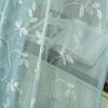 Iuokuby Beautiful Sheer Curtains Home Decoration Kids Baby Window Treatments Floral Embroidered Countryside Pastoral Style Living Kids Baby Room Bedroom(1 Panel, W 52 x L 72 inch, Blue) view 4