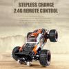 GoolRC 2105A Brushless RC Cars, 1:14 Scale Remote Control Car, 4WD 75KM/H High Speed RC Truck, All Terrains Off-Road Monster Trucks, 2.4GHz Electric Vehicle with 3 Batteries for Adults (Orange) view 4