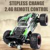 GoolRC 2105A Brushless RC Cars, 1:14 Scale Remote Control Car, 4WD 75KM/H High Speed RC Truck, All Terrains Off-Road Monster Trucks, 2.4GHz Electric Vehicle with 3 Batteries for Adults (Green) view 4