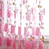 Iuokuby Beautiful Sheer Curtains Home Decoration Kids Baby Window Treatments Gorgeous Flower Print Living Kids Baby Room Bedroom(1 Panel, W 52 x L 84 inch, Pink) view 2