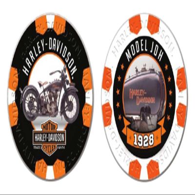 Harley-Davidson Vintage Series 6-1928 Model JDH Collectible Poker Chips