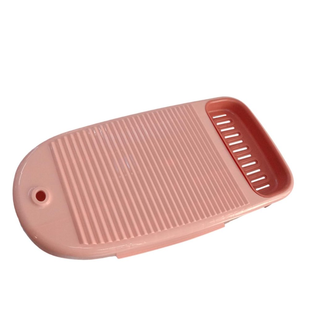 Abaodam 2pcs Creative Non- Laundry Board Thickened Plastic Scrubbing Washboard for Home Use Small Essential Laundry Supplies for Easy Hand Washing and Cleaning Boys and Girls Clothes