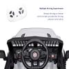 12V Ride On Car, Electric Car for Kids, 12V Ride on Toys, Kids Cars with 3 Speeds Adjustable w/Bluetooth, Parent Remote Control, Spring Suspension, AUX Port-White view 2