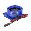 Blue Motor Cooling Fan RC Model Heatsink Motor Radiator for TRAXXAS 1/8 4WD Sledge Monster Truck view 1
