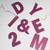 116 Pcs DIY Glitter Customizable Banner Kit Custom Banner Including 111 Letters and Numbers 3 Rope and 2 Threading Device for Personalized Decor for Women's Day Birthday (Pink) view 3