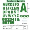 116 Pcs DIY Glitter Customizable Kit - Custom Banner with 111 Letters, Numbers, 3 Rope and 2 Threading Devices for Personalized Decor - Green view 2