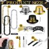 Arrowbash 72 Pcs New Years Party Supplies 2026 Eve Party Decorations Midnight Supplies Set of 24 Includes Hats, Headbands, Squawkers, Blowouts Gifts for New Year Eve Accessories view 2