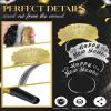 Arrowbash 72 Pcs New Years Party Supplies 2026 Eve Party Decorations Midnight Supplies Set of 24 Includes Hats, Headbands, Squawkers, Blowouts Gifts for New Year Eve Accessories view 4