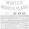 116 Pcs DIY Glitter Custom Banner Kit - Customize with 111 Letters and Numbers, 3 Rope, 2 Threading Devices for Personalized Winter Wonderland Birthday Decor (Silvery) view 1