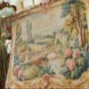 1:12 Miniature Aubusson Dollhouse Tapestry River Bridge Roses Vintage Countryside Landscape view 3