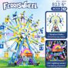 2026 Newly Upgrade Ferris Wheel Building Set with Fairy Light, Two-Way Rotating Ferris Wheel Building Blocks Set of 813 PCS, Amusement Park Model Kit for Kids Ages 8+, Ideas Gift for Boys and Girls view 4