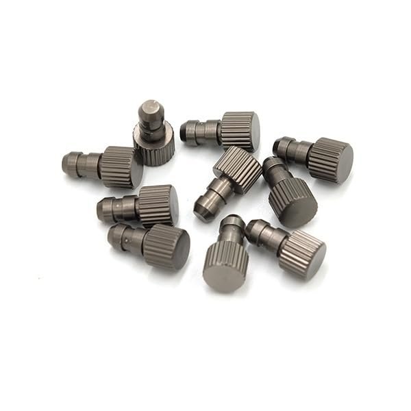 BrewJa Fuel Tank Bulkhead D4.5mm Oil Pipe Stopper for DIY RC Gasoline Jet Boats 3-4mm Tubing Parts (Color : Titanium X 10PCS)