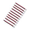 BrewJa 10pcs 5cm 24AWG Tiny Whoop JST-PH 2.0 Female/Male Plug Silicone Cable for UR65 US65 UK65 Beta65 Micro FPV Drone Accessories (Color : 10PCS Male) view 1