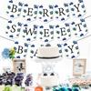 17Pcs Berry Sweet Baby Banner, Blueberry Themed Photo Decoration Props, Baby Shower Birthday Party Decorations Supplies view 3