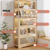 YUGXTH Display Cabinet, Display Shelf for Collectibles, Glass Display Case, Transparent and Dustproof on Three Sides, Strong Load-Bearing, Easy to Open and Close(1f,80cm/31.5in) view 2