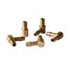 BrewJa 5PCS M5 Copper Water Nozzle 90 Degree L Type 5mm Oil Fuel Inlet Nozzles for DIY RC Gasoline Jet Boats Connecting Parts view 1