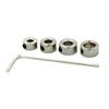 BrewJa 10PCS Wheel Lock Collar Shaft Axle Bushing Metal Landing Gear Stopper Inner Dia 2.1/3.1/4.1/5.1mm for RC Model Boat Parts (Color : Inner Dia. 2.1mm) view 1