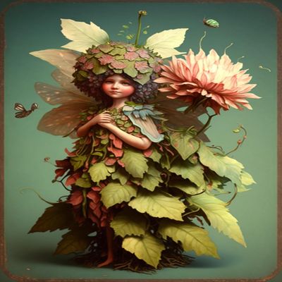 1000 Piece Adult Woodiness Puzzle, Flower Fairy, Children's Puzzle Game Educational Gift, Room Decor