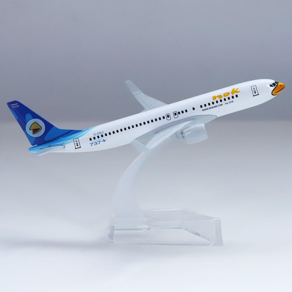 yuanpulalala 1/246 Boeing 16cm Aircraft Model B737 NOK Air Metal die-Casting Static Collection and Display Gift