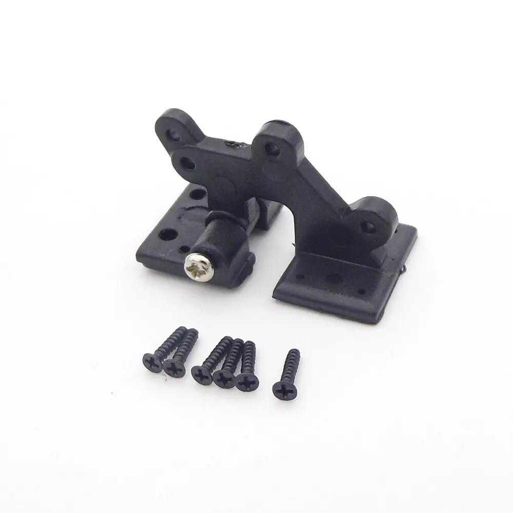 BrewJa 4PCS Hinge Seat Push Rod Linker End Connector Servo Horn DIY Parts Compatible with Alierons Flaps Airbrakes RC Airplane Model Fixed Wing
