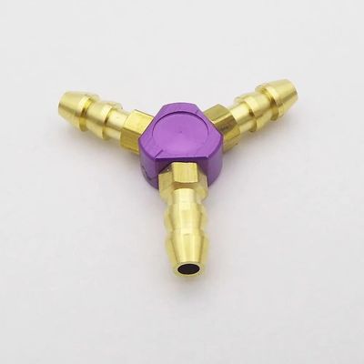 BrewJa 1x ESC Motor Water Cooling Water Nipple Fuel Nozzle 3-Ways Splitter Diverter Compatible with RC Boat Speed Mono Marine Catamaran Car Model