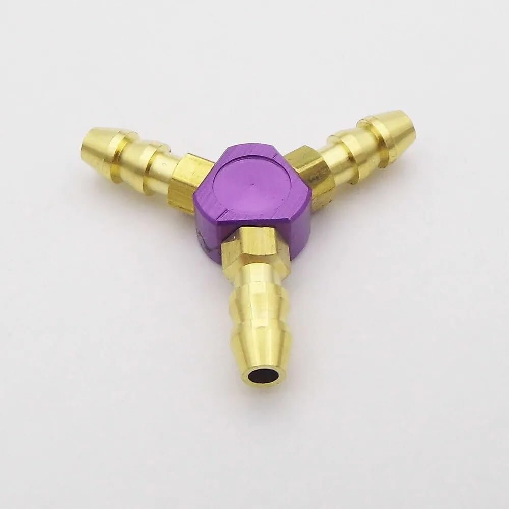 BrewJa 1x ESC Motor Water Cooling Water Nipple Fuel Nozzle 3-Ways Splitter Diverter Compatible with RC Boat Speed Mono Marine Catamaran Car Model