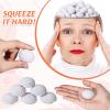 Kasyat 40 Pcs Brain Stress Ball 1.6" White Mini Brain Shaped Stress Ball Bulk Halloween Party PU Hand Muscle Exercise Pressure Prop for Adult Improving Grip Strength Object Recognition Prop Mold view 3