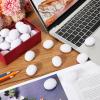 Kasyat 40 Pcs Brain Stress Ball 1.6" White Mini Brain Shaped Stress Ball Bulk Halloween Party PU Hand Muscle Exercise Pressure Prop for Adult Improving Grip Strength Object Recognition Prop Mold view 4