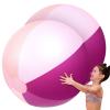 Ceenna 2 Pcs 60 Inch Giant Beach Ball Large Inflatable Pool Toy Balls Summer Swimming Toys Parties PVC Jumbo for Adults Summer Beach Pool Party Favor(Purple,Elegant) view 1