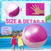 Ceenna 2 Pcs 60 Inch Giant Beach Ball Large Inflatable Pool Toy Balls Summer Swimming Toys Parties PVC Jumbo for Adults Summer Beach Pool Party Favor(Purple,Elegant) view 2