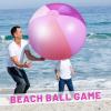 Ceenna 2 Pcs 60 Inch Giant Beach Ball Large Inflatable Pool Toy Balls Summer Swimming Toys Parties PVC Jumbo for Adults Summer Beach Pool Party Favor(Purple,Elegant) view 3