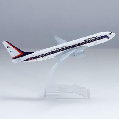 yuanpulalala 1/246 Boeing 16cm Aircraft Model B737 Thai Air Metal die-Casting Static Collection and Display Gift