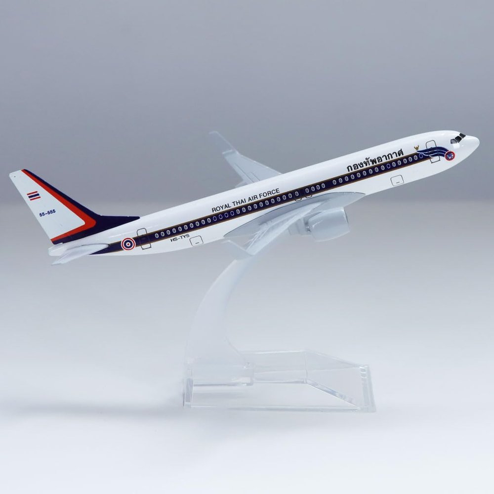 yuanpulalala 1/246 Boeing 16cm Aircraft Model B737 Thai Air Metal die-Casting Static Collection and Display Gift