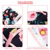 Jundetye Toddler Nap Mat with Pillow and Plush Blanket, Kids Sleeping Bags for Preschool Daycare, Slumber Bags for Girls Boys Ages 3-7 Years, 55'' x 23'', Floral view 4