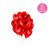 100% LIKED-Can I Be Your BF Party Decorations, Red Heart Balloon Bouquet, Valentine's Day, Birthday Party Deco Supplies view 2