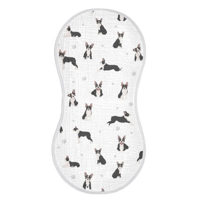 vvfelixl Baby Burp Cloths Boston Terrier Dog Baby Newborn Cotton Burping Cloths Set Baby Washcloths 4 Pack