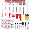 ArtCreativity Metal Model Car Building Kit - 230 PC 3D Car Model Kit - STEM Metal Car Building Kit for Boys - Red Vintage Toy Racecar with Moving Wheels - Build Your Own Car Kit for Kids with Tools view 3