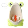 awakentti Frog Potty Training Urinal, Cartoon Boys Urinal with Suction Cups, Urinal Kids Toddler Pee Trainer for Picnicing, Hotel, Home, Camping, Kindergarten, Amusement Park (Green) view 1
