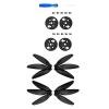 ZEZEFUFU 4PCS Quick Release Folding Three Blade Propeller Repair Parts for DJI Mavic Mini 2 Drone with Base and Screws view 2