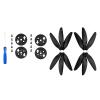 ZEZEFUFU 4PCS Quick Release Folding Three Blade Propeller Repair Parts for DJI Mavic Mini 2 Drone with Base and Screws view 3